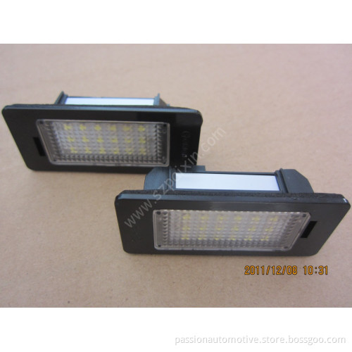 Audi Q5 LED License Plate Lamp